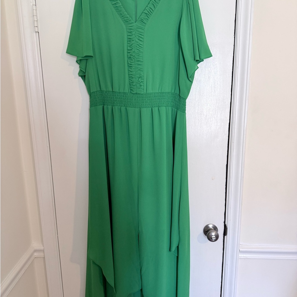 CeCe Vibrant Green Maxi Dress